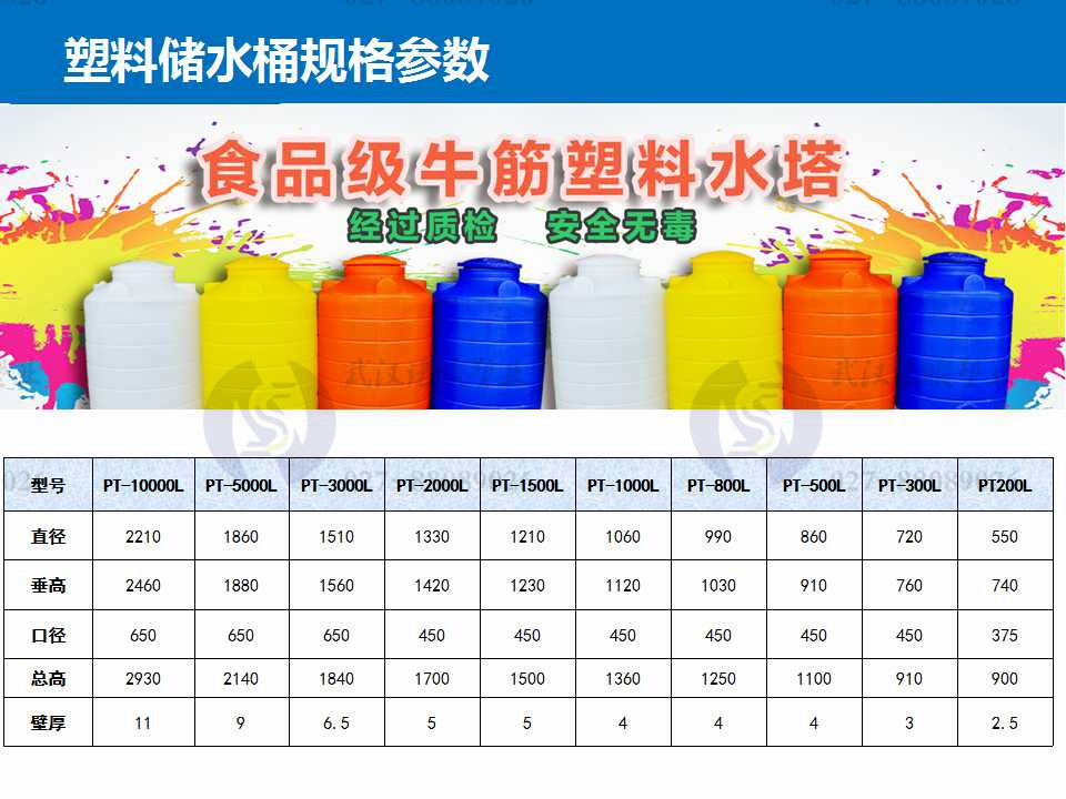 5噸塑料水箱